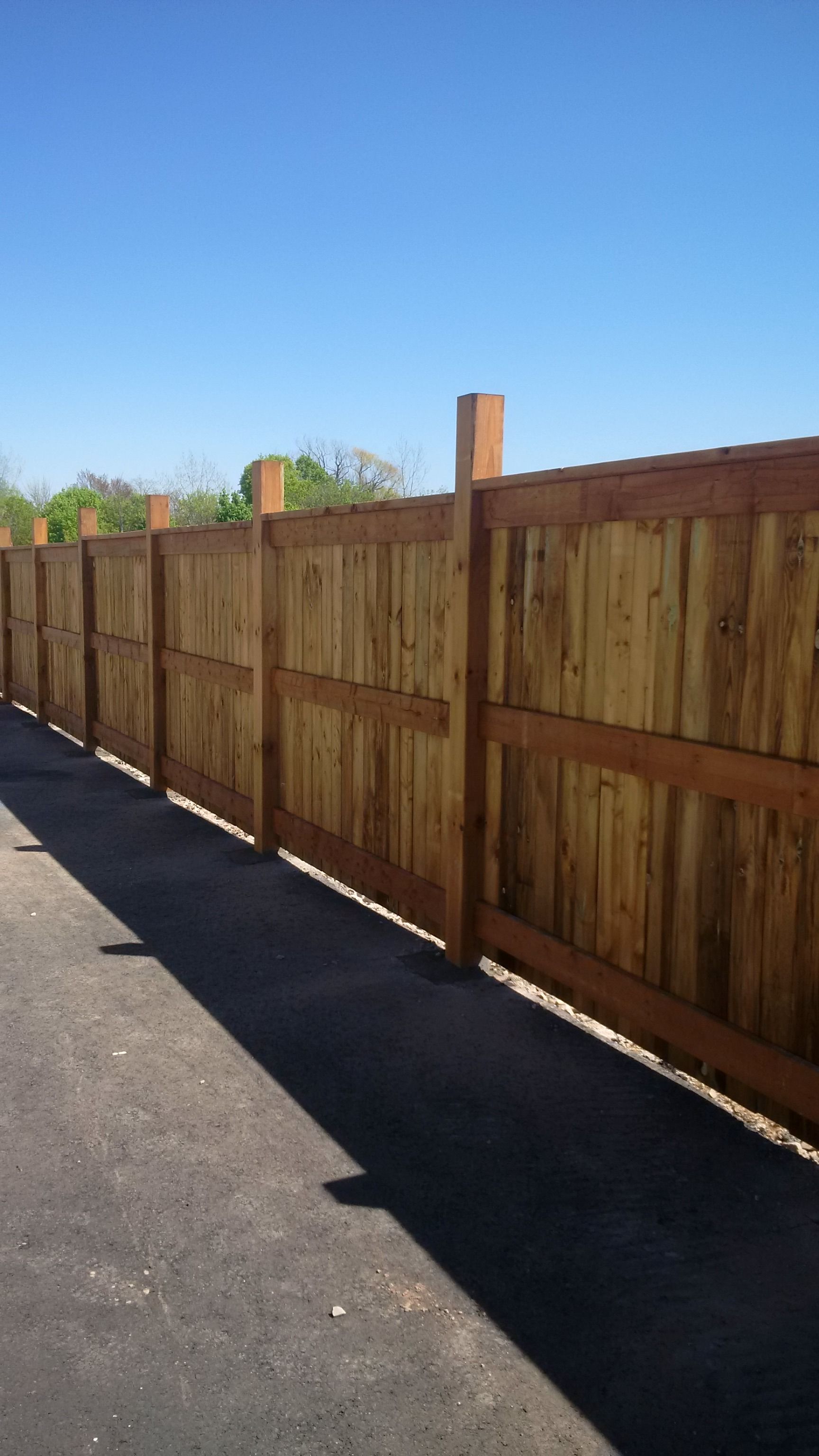 Commercial Wood Maximum Fence